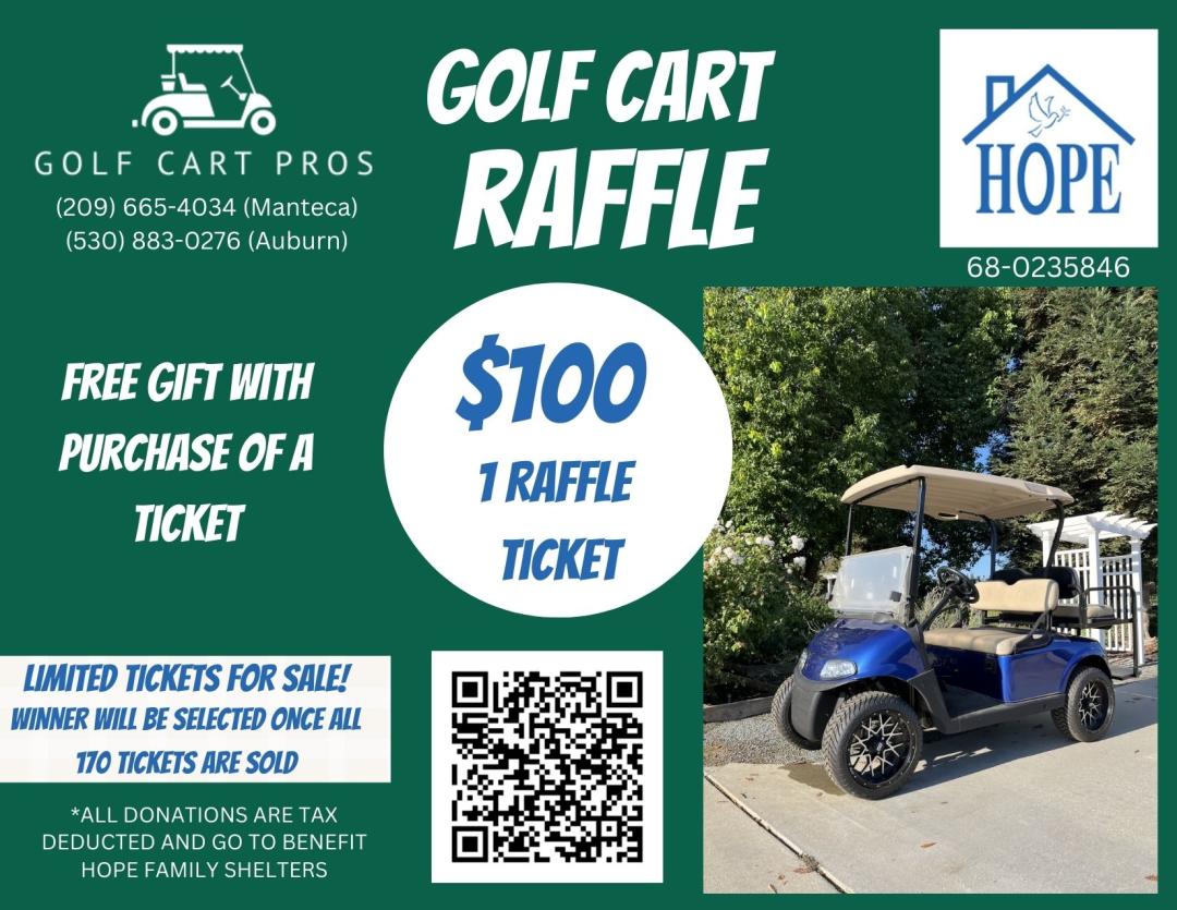 Golf cart raffle